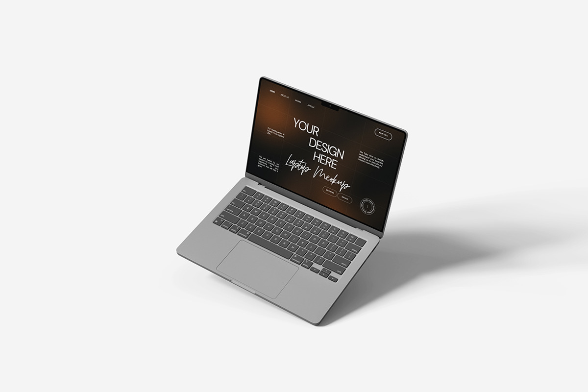 Laptop Mockup, a Product Mockup by MrLetters (Photo 4 of 5)