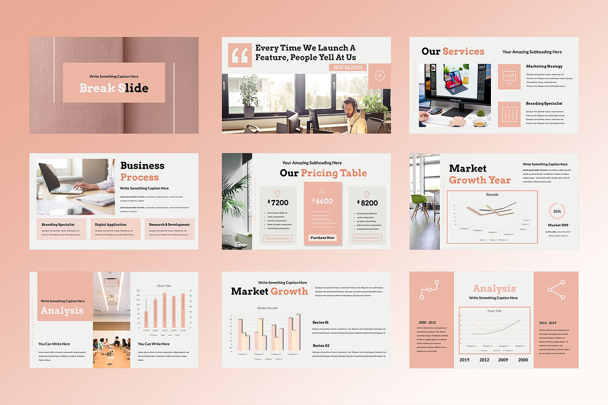 Hanna - Powerpoint Presentation, a Presentation Template by TMint Creative
