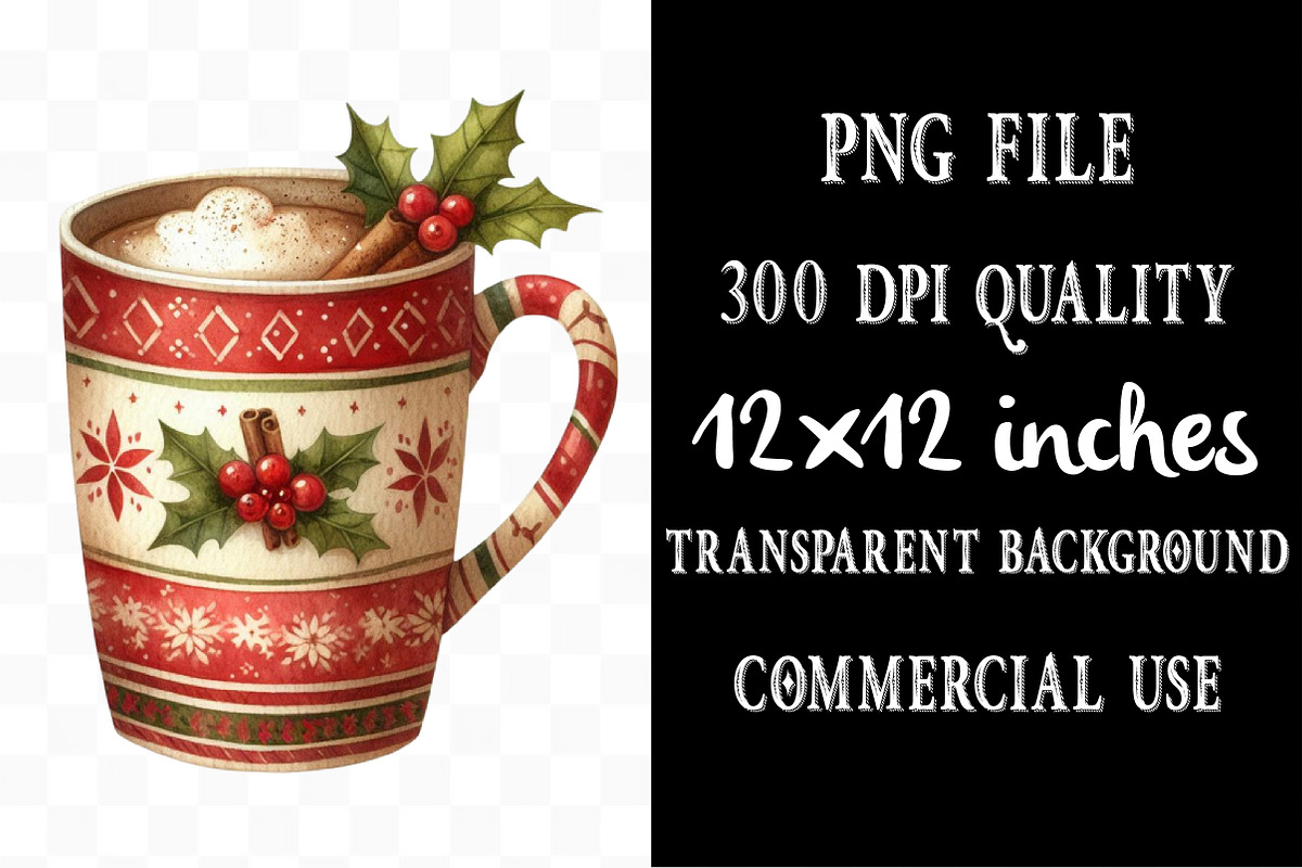 Cozy Christmas Clipart, an Illustration by Designking (Photo 4 of 5)