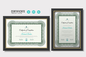 027. Elegant Certificate Template