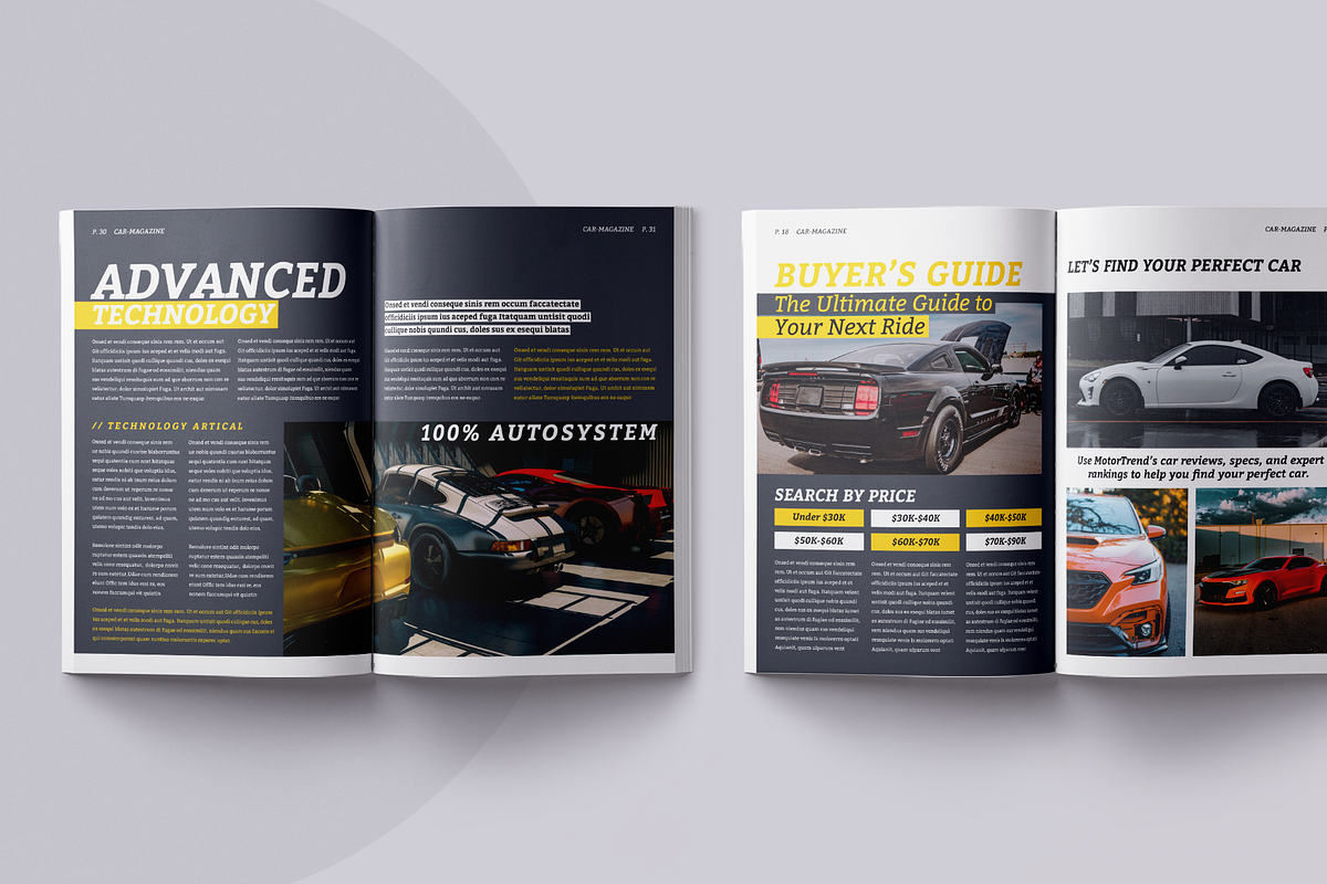 Car Magazine | Canva, a Magazine Template by ArtisticLand (Photo 5 of 9)