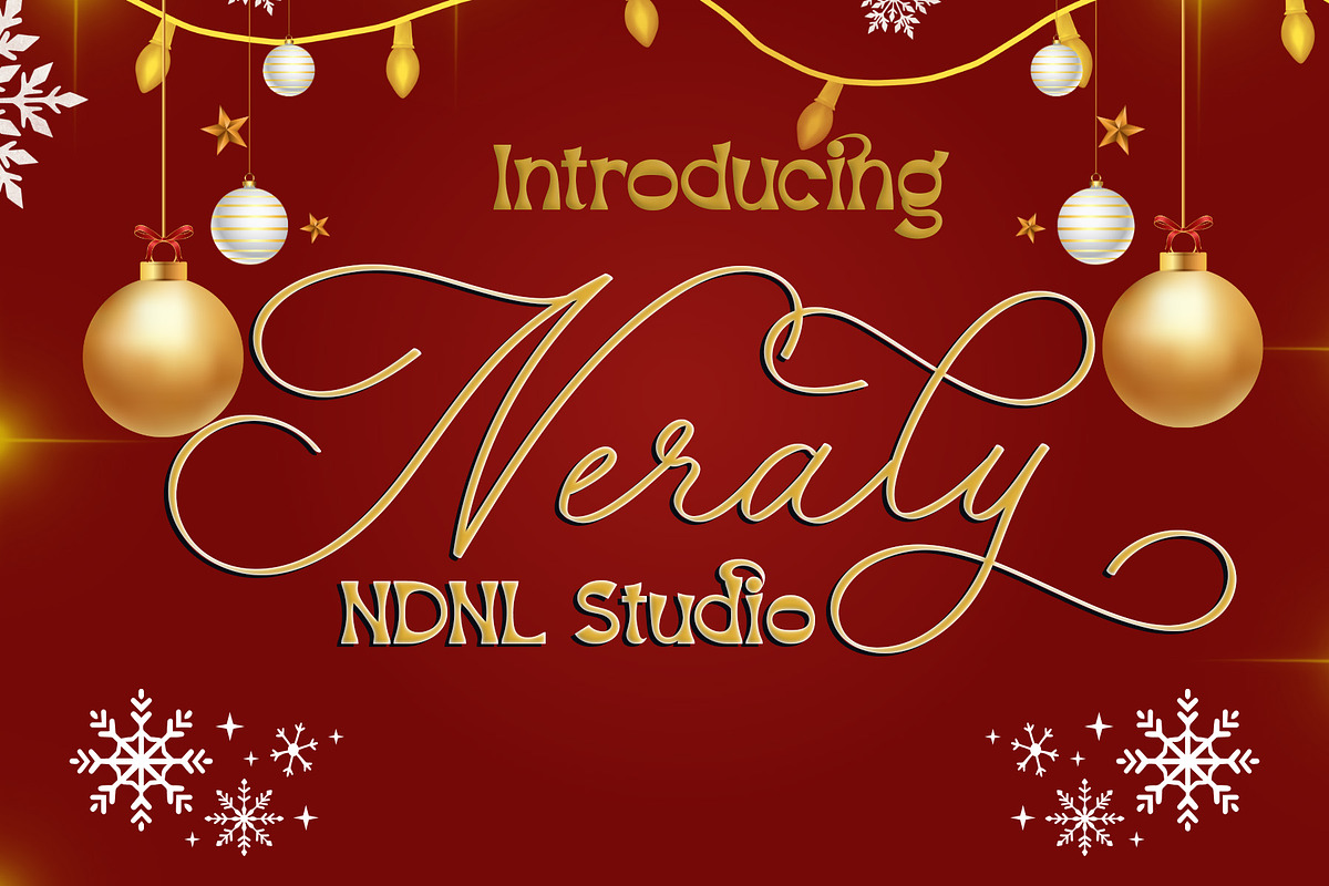 Neraly – Handwritten Font, a Script Font by NDNL Studio (Photo 1 of 8)