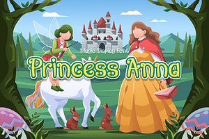 Princess Anna Magic Display Font