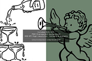 Wedding Line Art SVG Bundle Clipart, a Decorative Illustration by OKArtHub (Thumbnail 8 of 8)