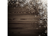 Wooden texture set with snowflakes, a Decorative Illustration by Vjom (Thumbnail 4 of 6)