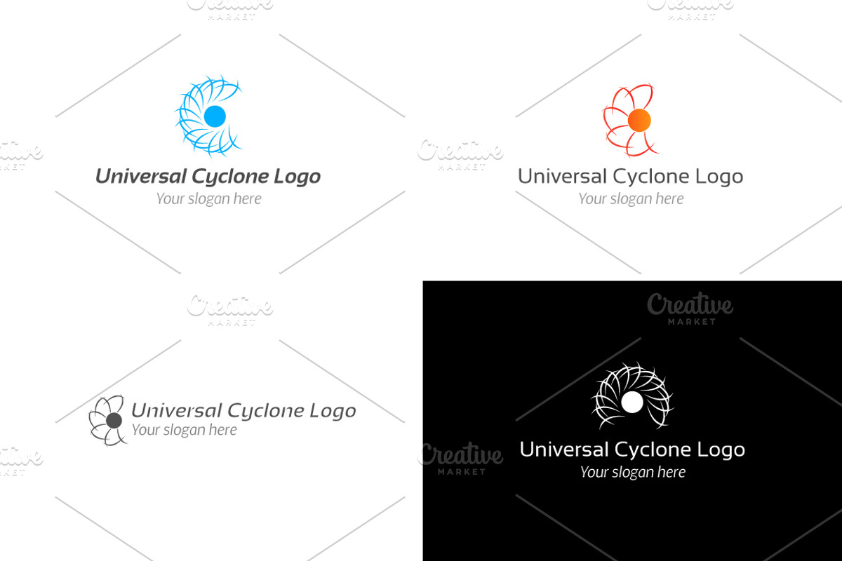 Universal Cyclone Logo, a Branding & Logo Template by BdThemes