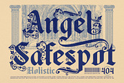 Black Kiyrand Typeface, a Blackletter Font by alit design (Thumbnail 11 of 17)