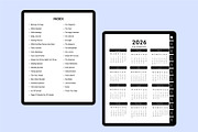 Digital 2026 Tarot Journal For KDP, a Stationery Template by Shumaya (Thumbnail 3 of 4)