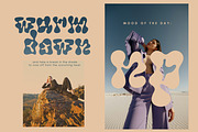 Jelly Dance - Bubbly Groovy Font, a Sans Serif Font by Struvictory.art (Thumbnail 3 of 8)