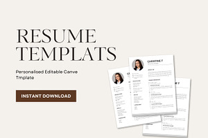 Professional Resume Template Canva