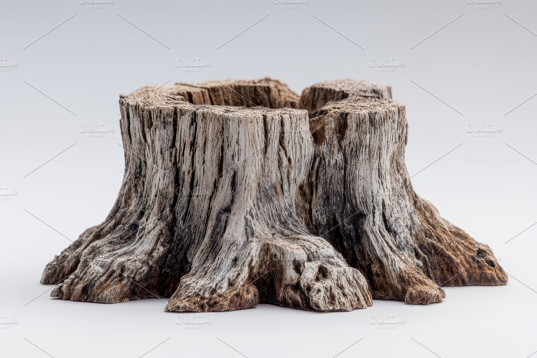 Weathered Tree Stump Nature Texture, a Background Photo by Pixeness Studio