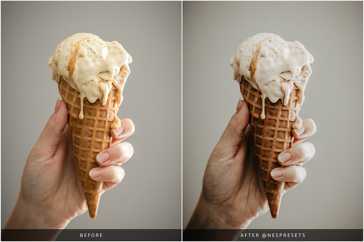 MOODY FOOD LIGHTROOM PRESETS, an Action Add-On by Nes Design Co (Photo 3 of 11)