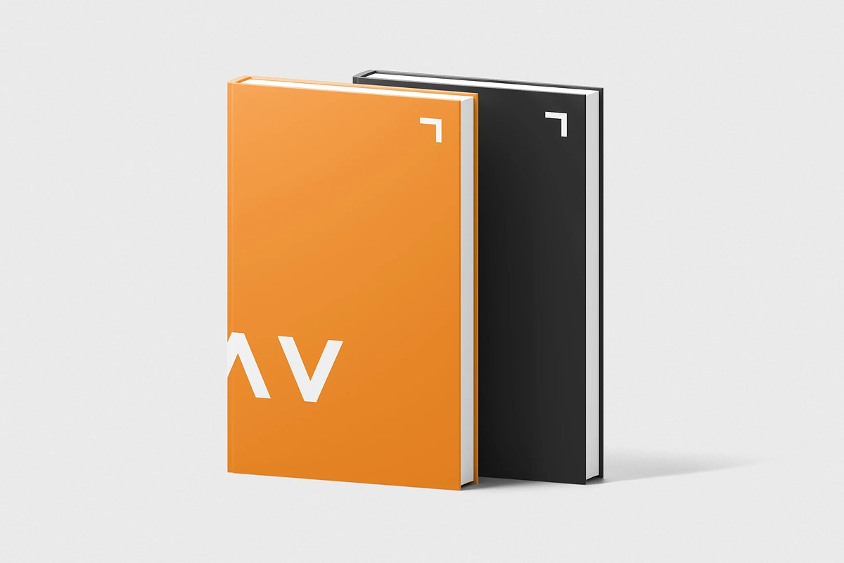 Hardcover Book Mockup, an Advertising Mockup by zpackcreative (Photo 1 of 4)