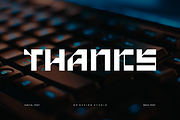 Rosket Techno Font, a Sans Serif Font by QR Design Studio (Thumbnail 8 of 8)