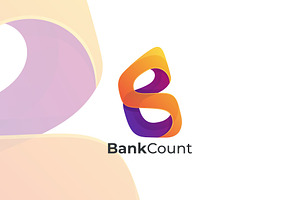 Bank Count Gradient Colorful Style, a Branding & Logo Template by ModalTampang