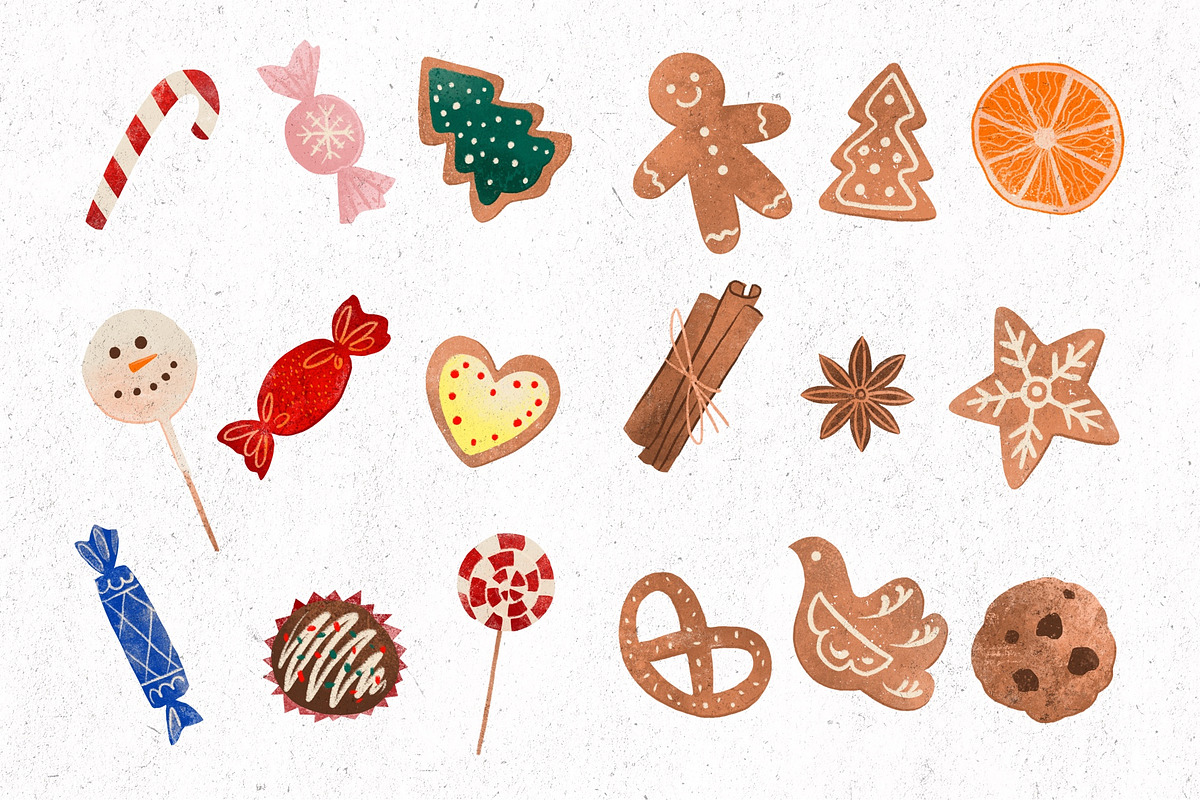 WINTER HOLIDAYS PACK, an Illustration by Maria Summer (Photo 5 of 24)