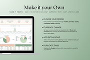 Simple Monthly Budget - Green, a Templates & Theme by The Creative Plans co (Thumbnail 6 of 10)