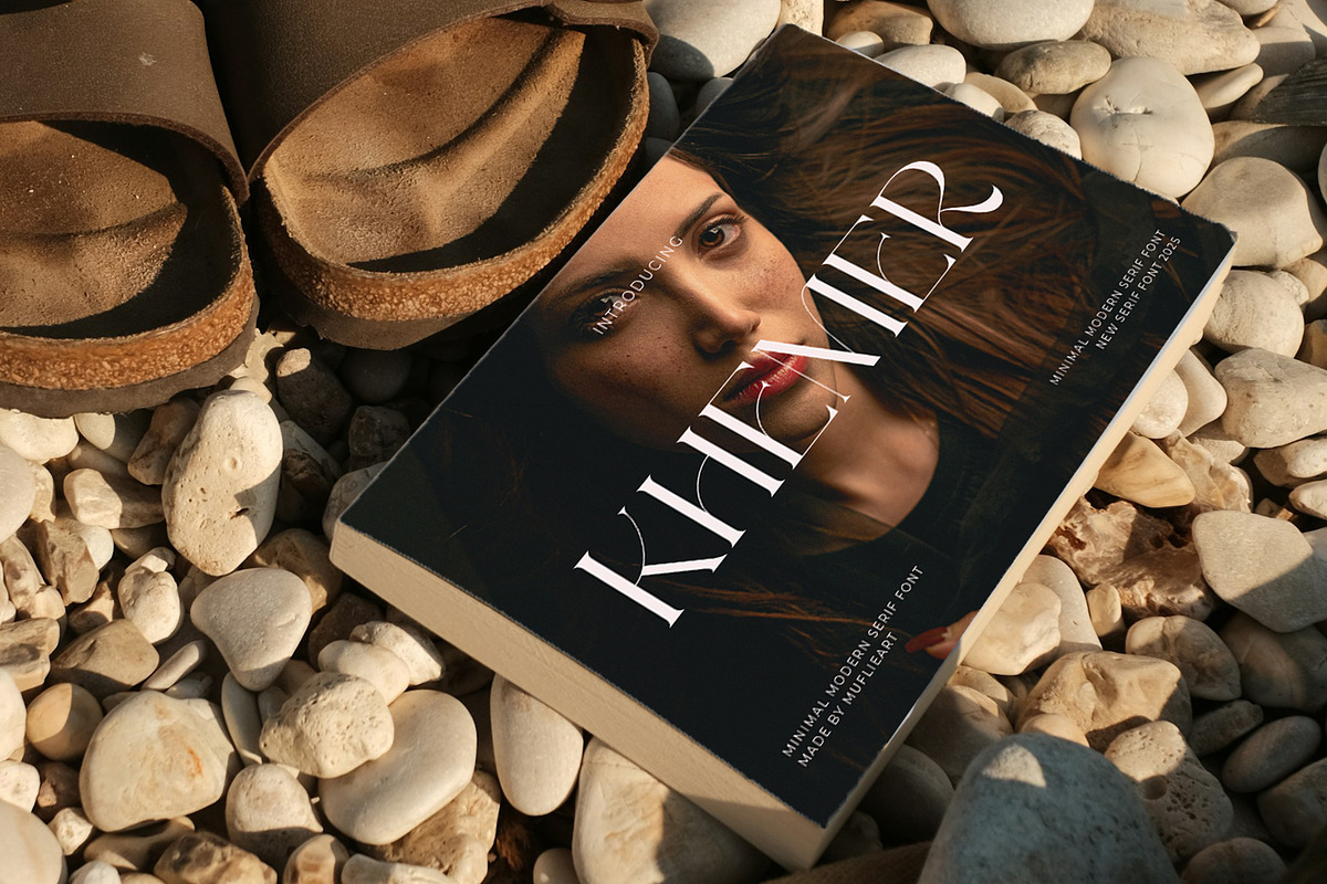 Khemer - Minimal Modern Serif Font, a Serif Font by Muflieart (Photo 2 of 10)