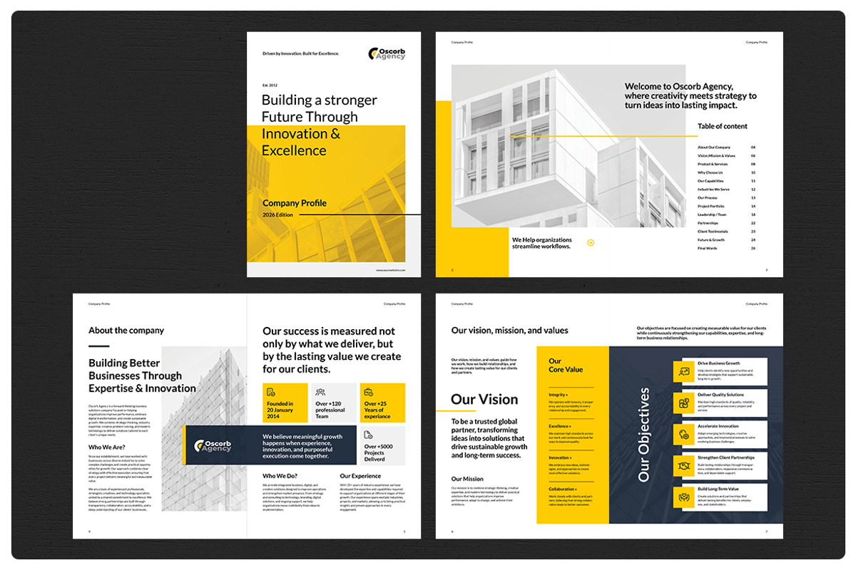 Company Profile, a Brochure Template by StudioGraficso (Photo 7 of 11)