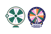 Fortune wheels, lucky roulettes set, an Object Illustration by Good Studio (Thumbnail 7 of 7)
