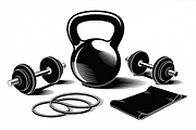 Gym Equipment Vector Pack featuring, an Illustration by Amazin_art (Thumbnail 9 of 11)
