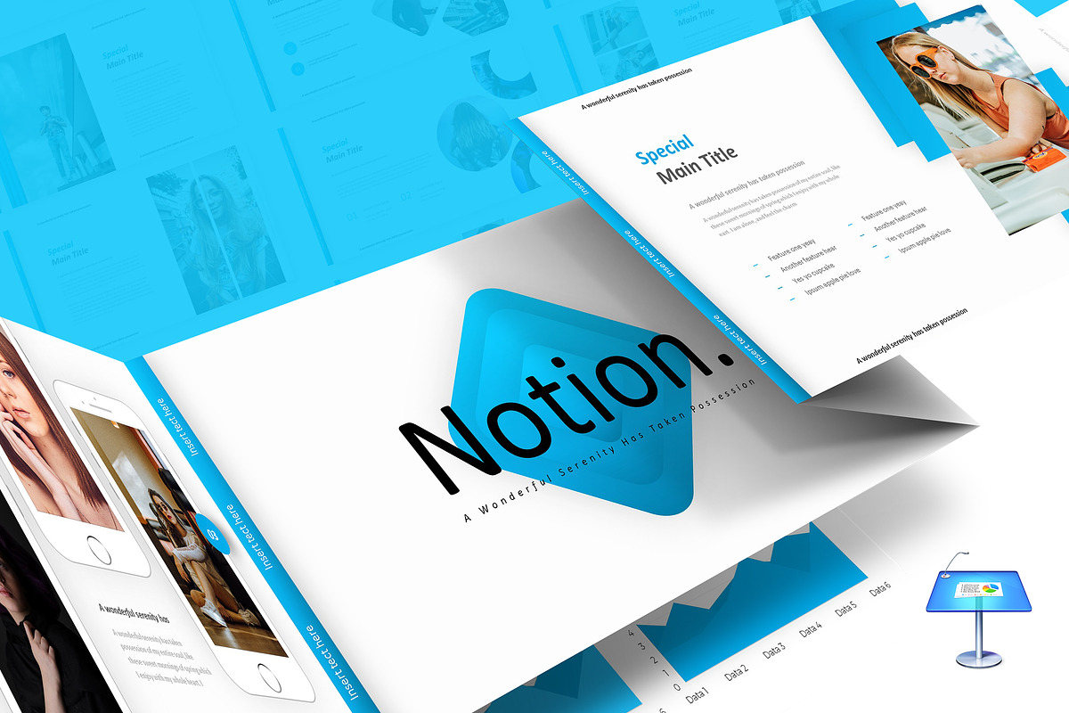 Notion - Keynote Template, a Presentation Template by AQR Studio (Photo 1 of 4)