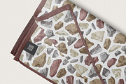Stones and rocks seamless patterns, a Pattern Graphic by Good Studio (Thumbnail 6 of 9)