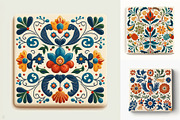 9 Folk Flower Pattern Illustration, a Decorative Illustration by ARTOZEN DIGITAL (Thumbnail 2 of 11)