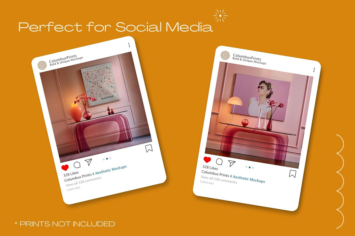 The Pink Console | Frame Mockup, a Marketing Template by Columbus Prints (Photo 8 of 9)