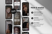 100 Hairstylist Reels Templates, a Social Media Template by DigiPax (Thumbnail 7 of 10)