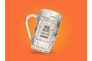 Beer Glass Mockup Template Set, a Household Mockup by DesignRushMarket (Thumbnail 3 of 10)