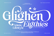 Glighen Eigthies | 10 Style Font, a Serif Font by IM Studio (Thumbnail 1 of 10)