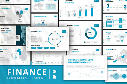 Finance PowerPoint Template, a Presentation Template by Artemis-products