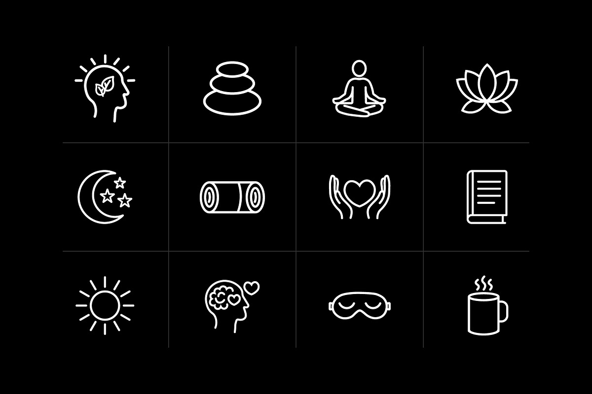 Mental Health and Spa Wellness Icon, an Icon by VectStock (Photo 2 of 2)