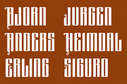 Morlix Blackletter Decorative Displa, a Blackletter Font by Maulana Creative (Thumbnail 3 of 7)