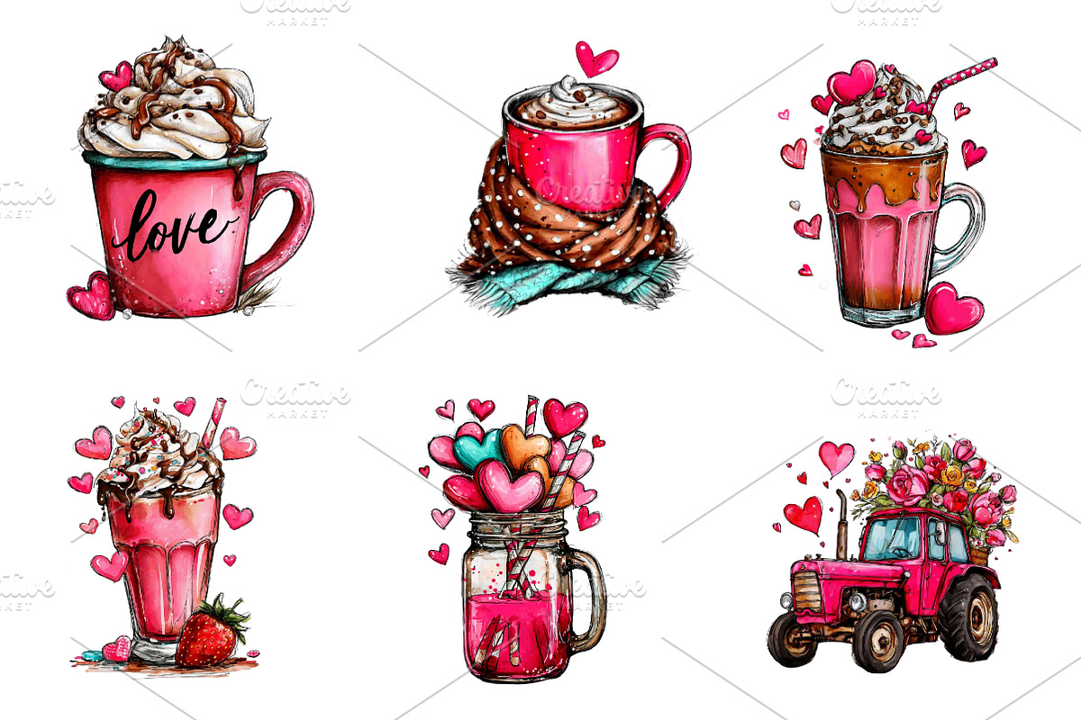 Howdy valentine's Sublimation, an Illustration by CreationArt (Photo 3 of 6)
