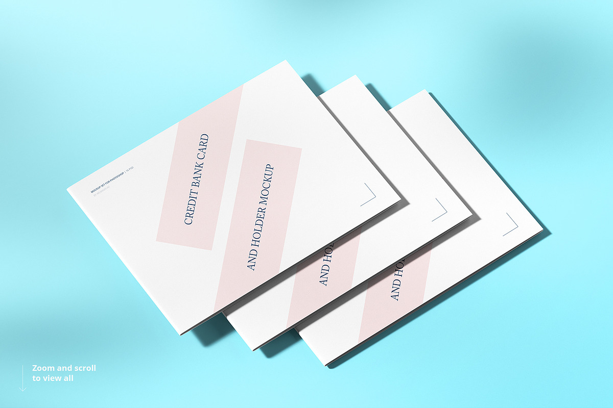 Credit / Bank Card Mockup, a Merchandise Mockup by WebAndCat (Photo 10 of 11)