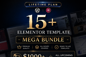 WordPress Elementor Template bundle