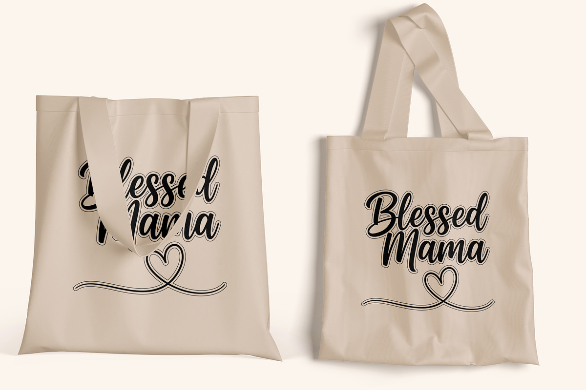 Blessed Mama Shirt T-Shirt Design, an Object Illustration by Ghagra (Photo 6 of 7)