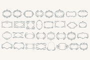 Vintage Ornamental Frames Bundle, a Decorative Illustration by Kusumaillustration (Thumbnail 4 of 11)