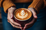 hands holding a cup coffee, a Food & Drink Photo by LOGOCREATIVE (Thumbnail 1 of 2)