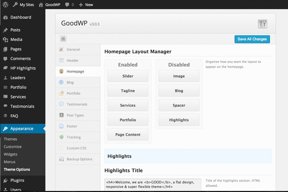 GoodWP - Bootstrap WordPress Theme, a WordPress Template by GentsThemes (Photo 4 of 4)
