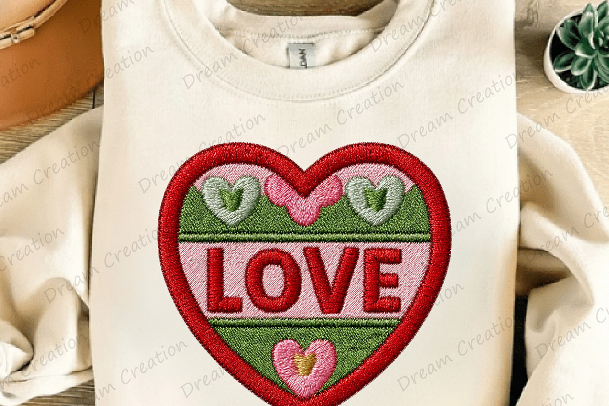 Faux Yarn Crochet Valentines Love, an Illustration by Dream Creation (Photo 2 of 5)