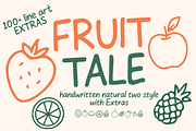 FRUIT TALE – Handwritten Natural, a Handwritten Font by cocodesign (Thumbnail 1 of 7)