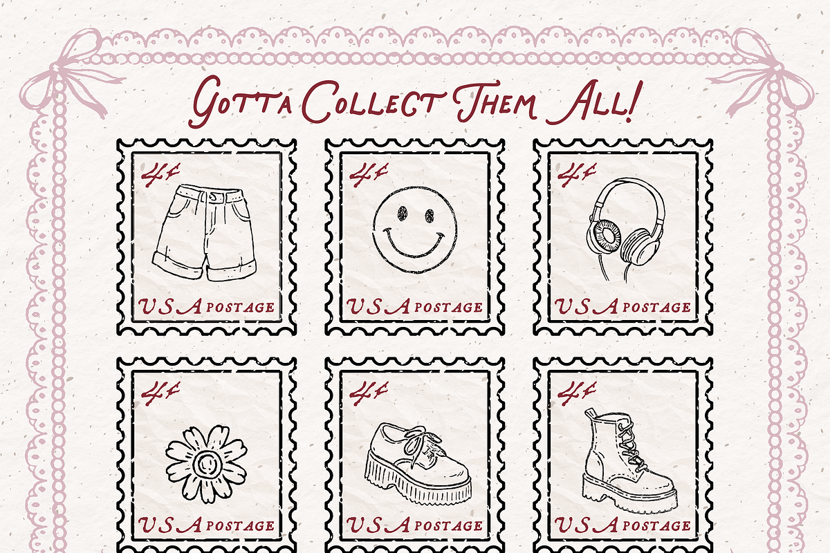 90s Clipart, Retro Nineties Set, an Object Illustration by The October Creative (Photo 6 of 6)
