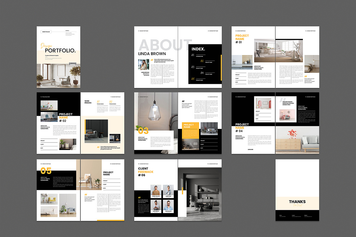 Design Portfolio Template, a Brochure Template by NorthPeak (Photo 9 of 9)