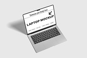 Isometric laptop mockup, a Mac Mockup by Graphicbars (Thumbnail 2 of 20)