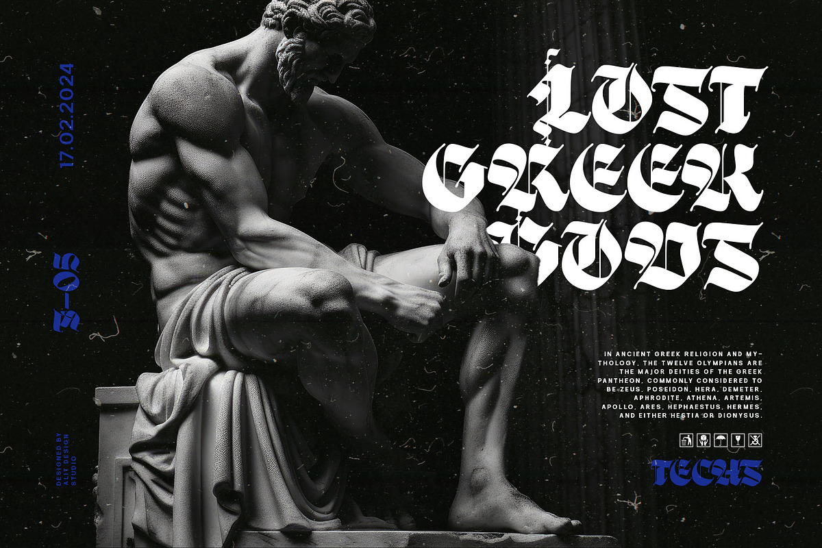 Black Great Typeface, a Blackletter Font by alit design (Photo 6 of 20)