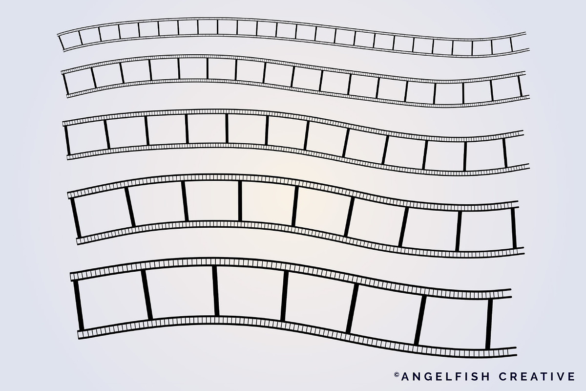 Film Strip Brush Set for Procreate, a Brush Add-On by AngelfishCreative (Photo 5 of 8)