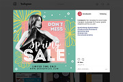 Spring Social Media Templates Pack, a Social Media Template by BrandPacks (Thumbnail 7 of 16)